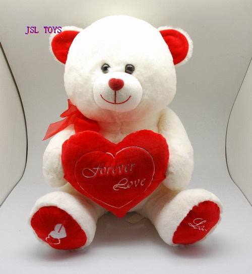 bear with valentine heart
